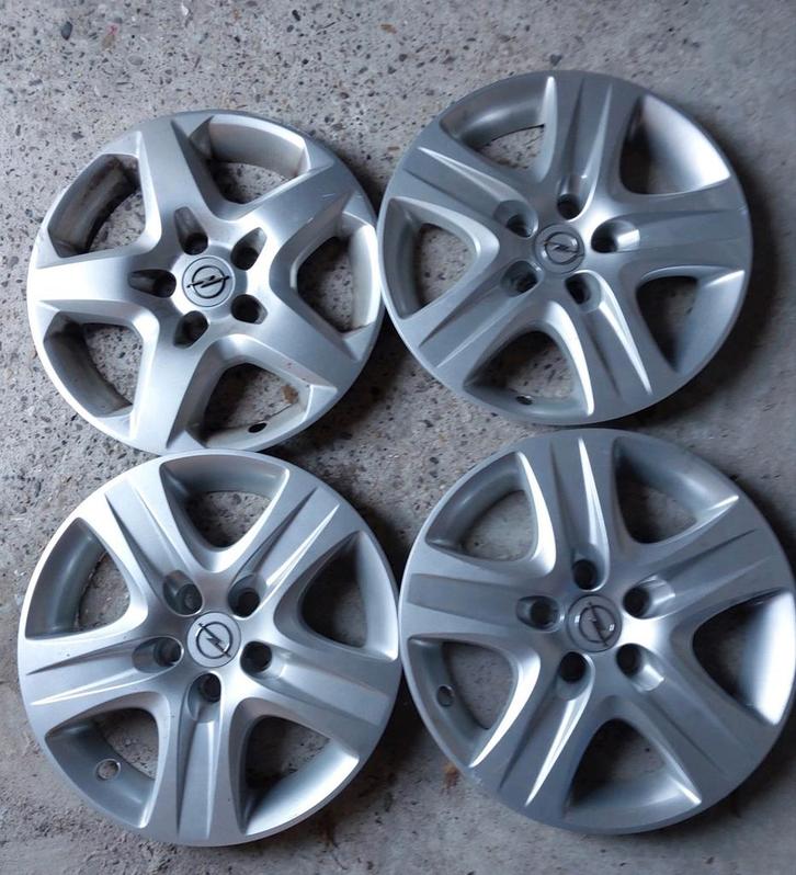 Wieldoppen 16 inch Opel - Set van 4, Auto diversen, Wieldoppen, Ophalen