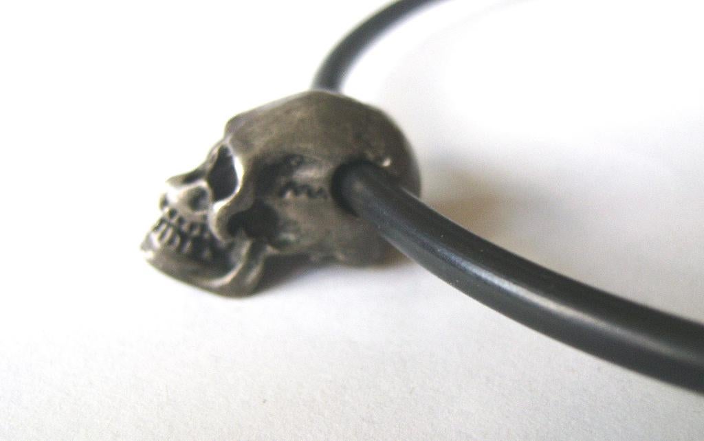 choker halsband doodshoofd skull gothic punk rock metal, Overige kleuren, Verzenden, Nieuw, Overige materialen