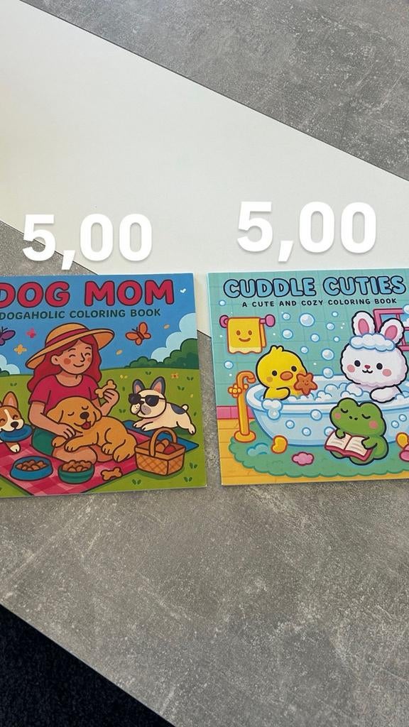 Kleurboeken 5 euro pp, Ophalen