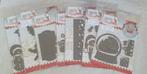 Assortiment snijmallen, wintry christmas, 7 verschillende, Hobby en Vrije tijd, Scrapbooking, Ophalen of Verzenden, Nieuw, Frame of Mal