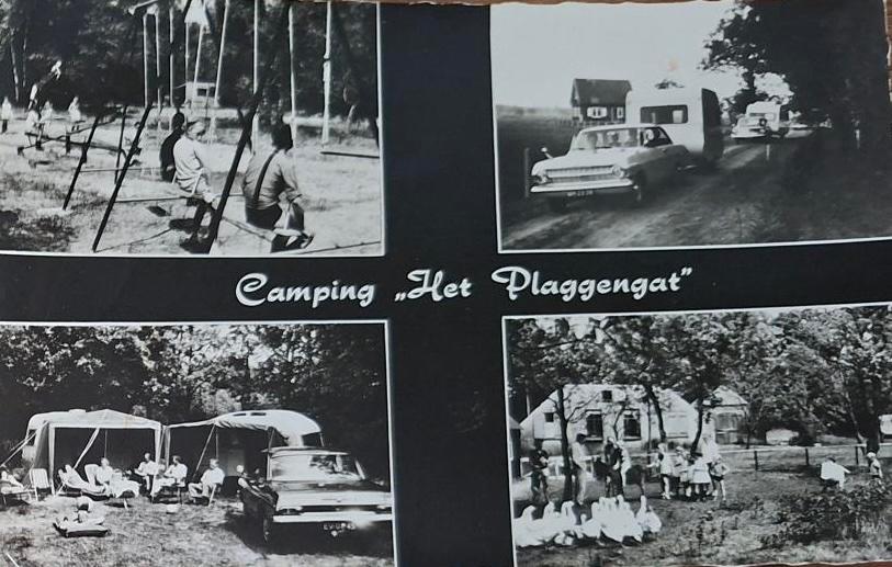 Ermelo- Camping Plaggengat- caravan,s, Verzenden, 1940 tot 1960, Gelopen, Gelderland