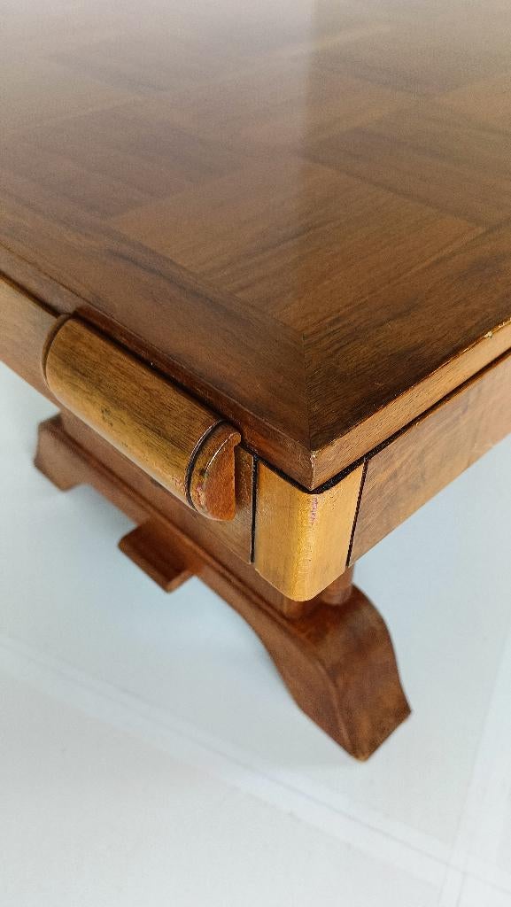Geweldige Art Deco eettafel, Antiek en Kunst, Antiek | Meubels | Tafels, Ophalen of Verzenden