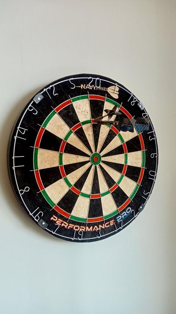 Dart bord zgan inclusief pijlen, Ophalen, Zo goed als nieuw, Dartbord