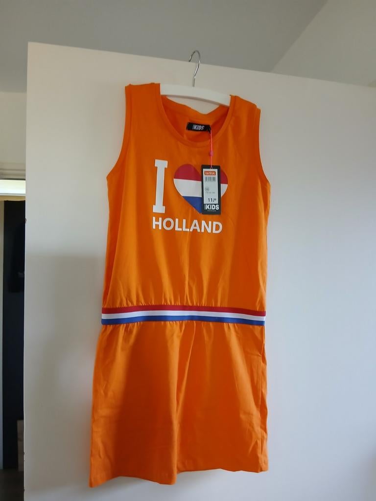 Nieuw jurkje bijv voor Koningsspelen of koningsdag, Meisje, Terstal, Nieuw, Ophalen of Verzenden
