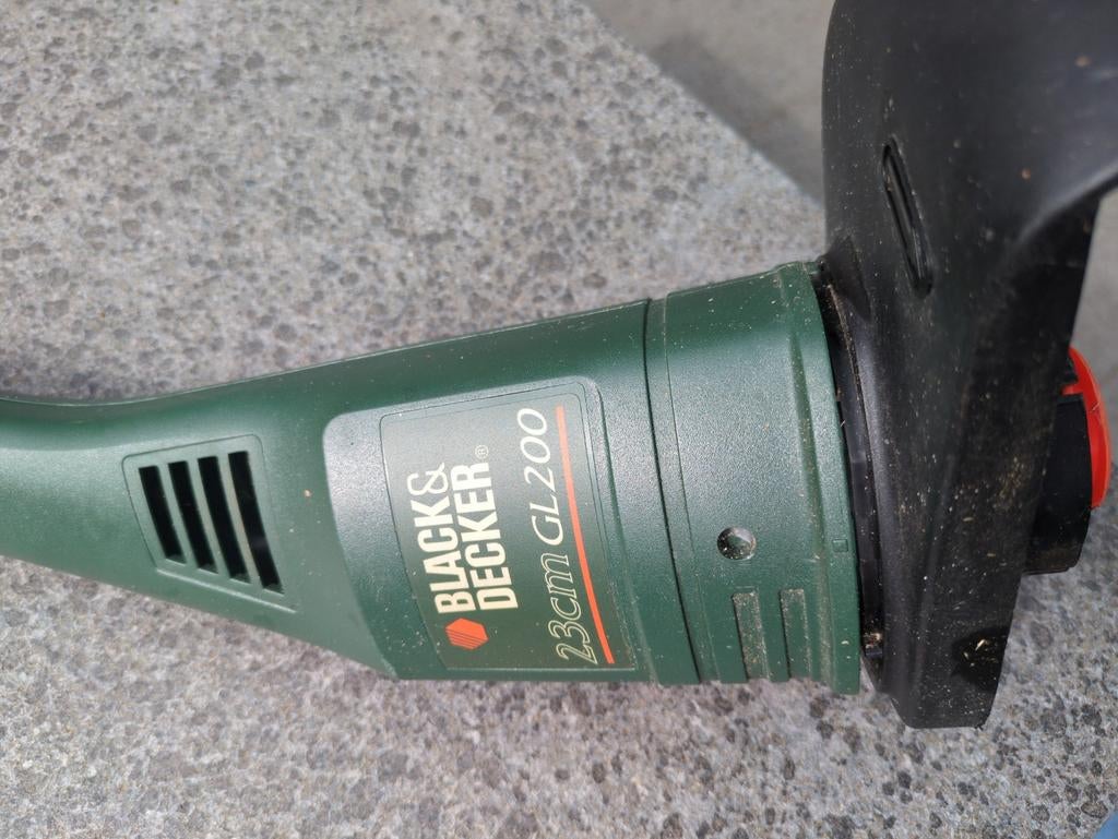 Black & Decker GL200 Grastrimmer - Elektrisch, 23cm, Tuin en Terras, Grastrimmers, Ophalen, Gebruikt, Black & Decker, 10 tot 30 cm