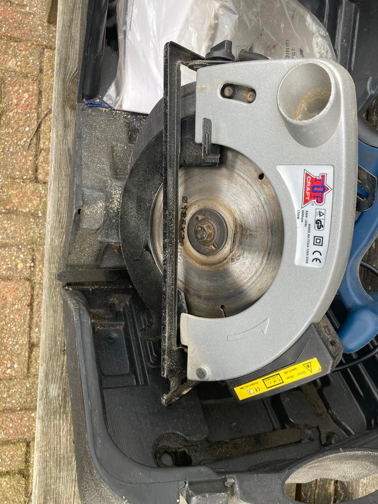 Top Craft Cirkelzaag 1300W - Goede staat, Ophalen, Gebruikt, Cirkelzaag, 30 tot 70 mm