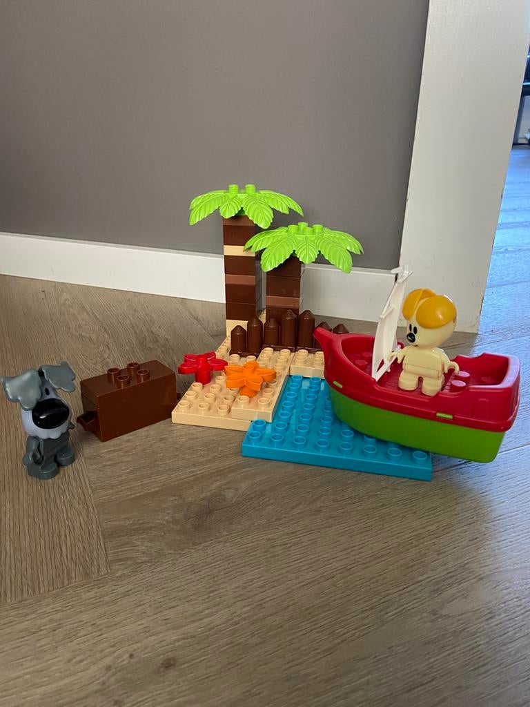 Duplo woezel en pip unico eiland, Ophalen, Zo goed als nieuw, Duplo