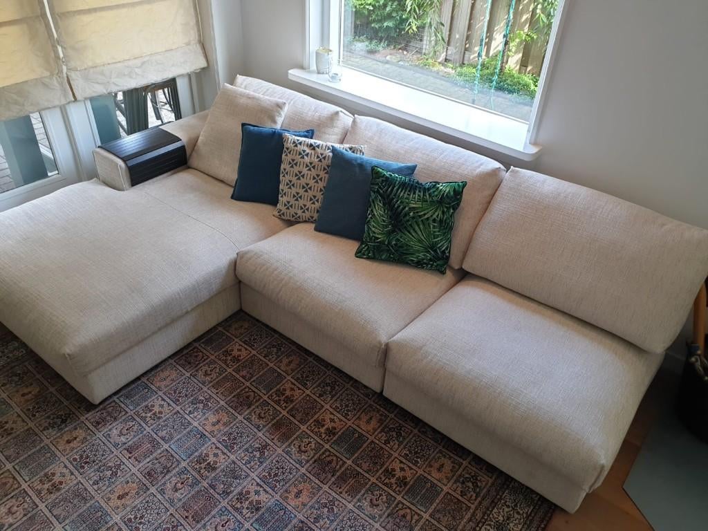 Melchior Cinaro modulaire bank te koop - bieden vanaf €250, Ophalen, 250 tot 300 cm, Gebruikt, 100 tot 125 cm