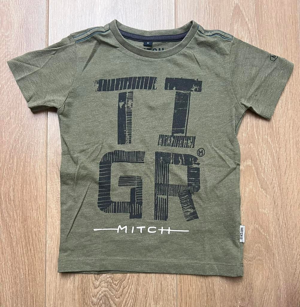 Shoeby Mitch t-shirt groen maat 92, Ophalen of Verzenden, Gebruikt, Jongen, Shirt of Longsleeve