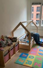 Kinderbed Peuterbed Hout 160x80 cm, Kinderen en Baby's, Kinderkamer | Bedden, Ophalen, Gebruikt, 70 tot 85 cm, Lattenbodem