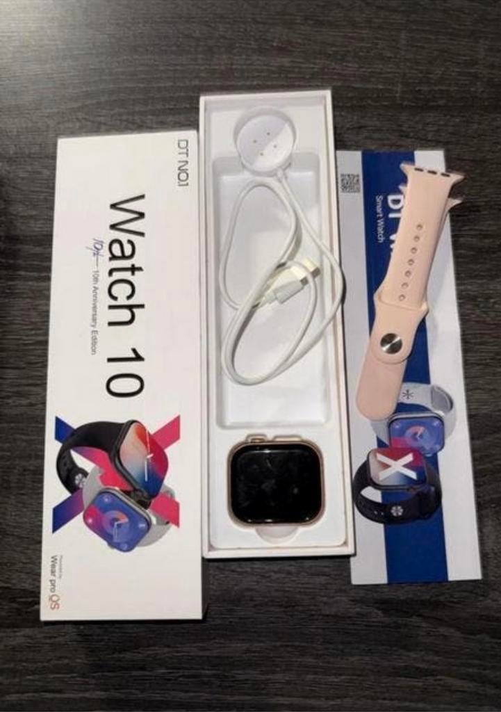 Smartwach, Ophalen, Zo goed als nieuw, Waterdicht, Roze