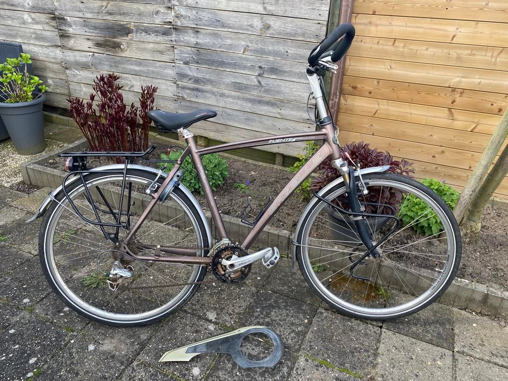 Gazelle fuente heren fietsen, Fietsen en Brommers, Fietsen | Heren | Herenfietsen, Ophalen, Zo goed als nieuw, Gazelle