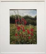 "Wild Mallow" Ingelijst schilderij, Verzenden