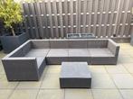 Lounge set met dikke kussens, Tuin en Terras, Tuinsets en Loungesets, Ophalen, Overige materialen, Gebruikt, 6 zitplaatsen