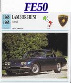 Fe50 autokaart lamborghini 400 gt ( 1966 - 1968 ), Ophalen of Verzenden, Zo goed als nieuw, Auto's