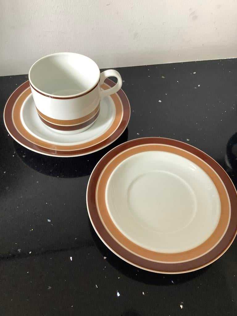 Kop en schotel Mosa Maastricht Douwe Egberts seventies, Verzamelen, Ophalen of Verzenden, Huis en Inrichting