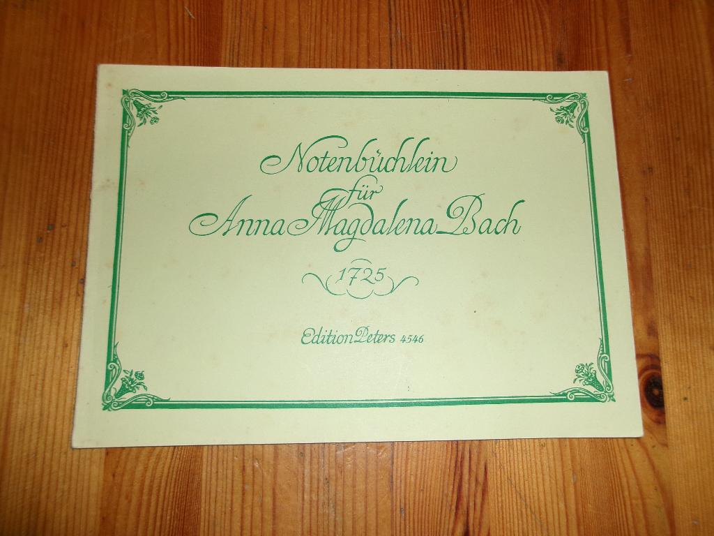Notenbuchlein fur Anna Magdalena Bach, Muziek en Instrumenten, Bladmuziek, Gebruikt, Klassiek, Ophalen of Verzenden, Artiest of Componist