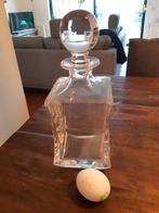 Elegante kristallen karaf, leuk  Whiskey of Wijn, Ophalen of Verzenden, Zo goed als nieuw, Kristal, Overige typen