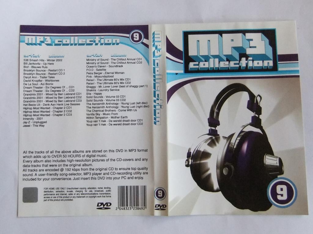 MP3 collection op dvd  deel 9, Alle leeftijden, Verzenden, Zo goed als nieuw