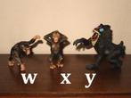 2 chimpansees Schleich 14095 & Bullyland + Chap Mei mandril, Verzenden, Gebruikt
