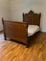 Antiek bed met matras  1.20 m / 2 m, Ophalen