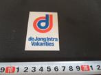sticker de Jong Intra Vakanties  BUA722, Ophalen, Zo goed als nieuw