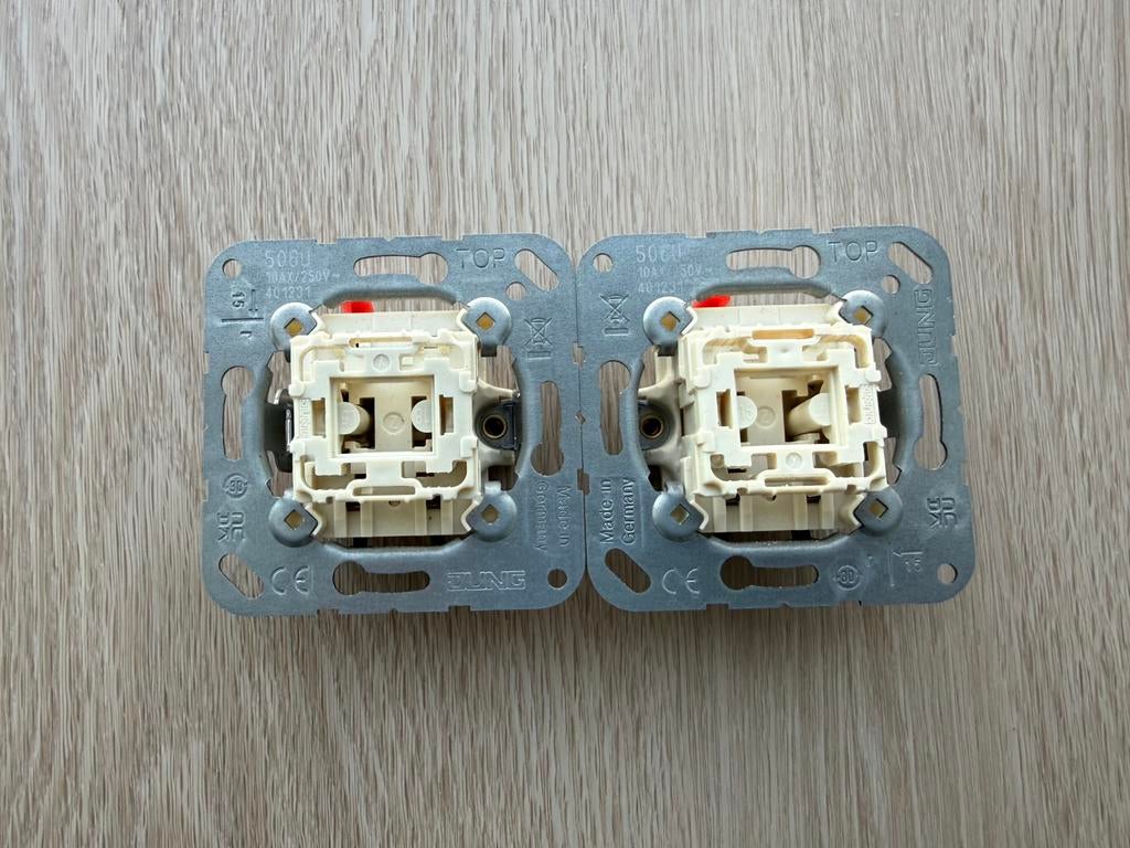 JUNG Enkele Schakelwip 506U - nieuw!, Doe-het-zelf en Verbouw, Ophalen of Verzenden, Nieuw, Schakelaar