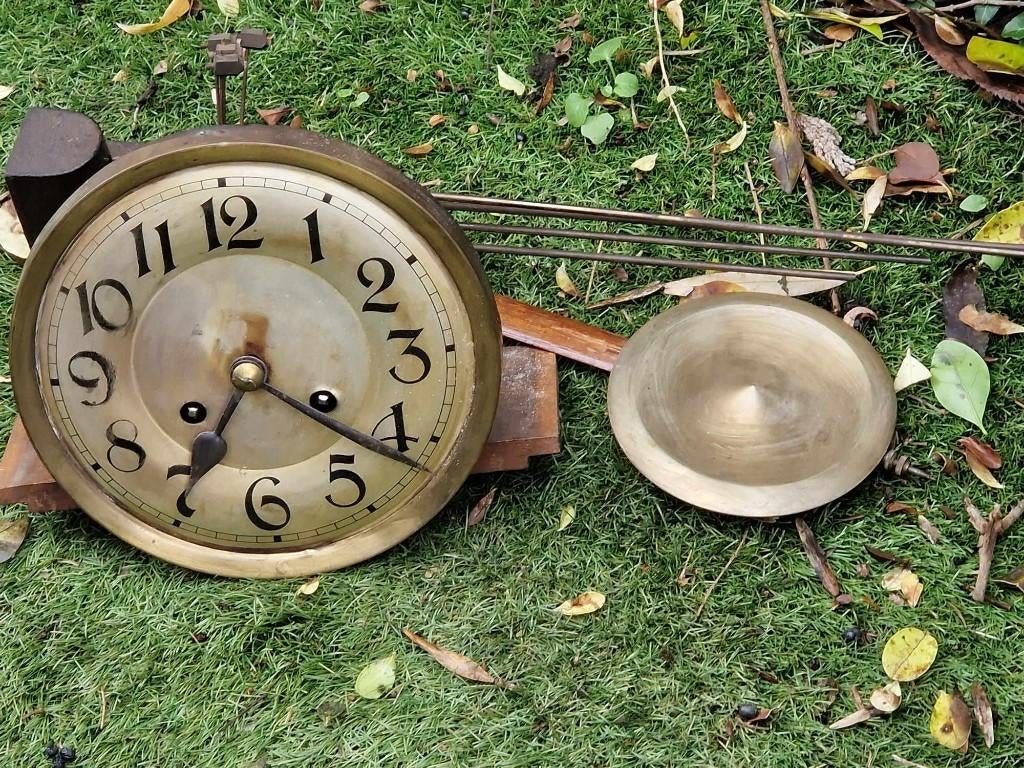 Antieke Wijzerplaat (klok) voor decoratie (brocante), Ophalen of Verzenden
