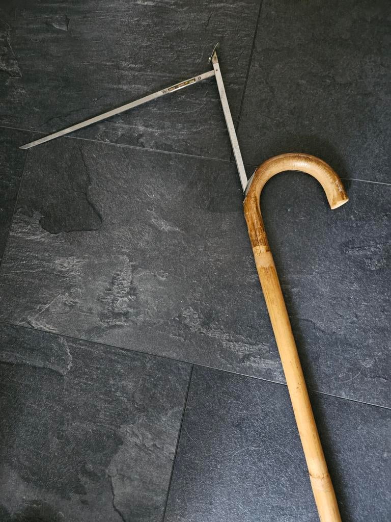 Antieke Hippometer paarden meetstok wandelstok, Ophalen of Verzenden