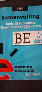Samenvatting Examenstof Bedrijfseconomie VWO, Ophalen of Verzenden, Nederlands, Overige niveaus, ExamenOverzicht