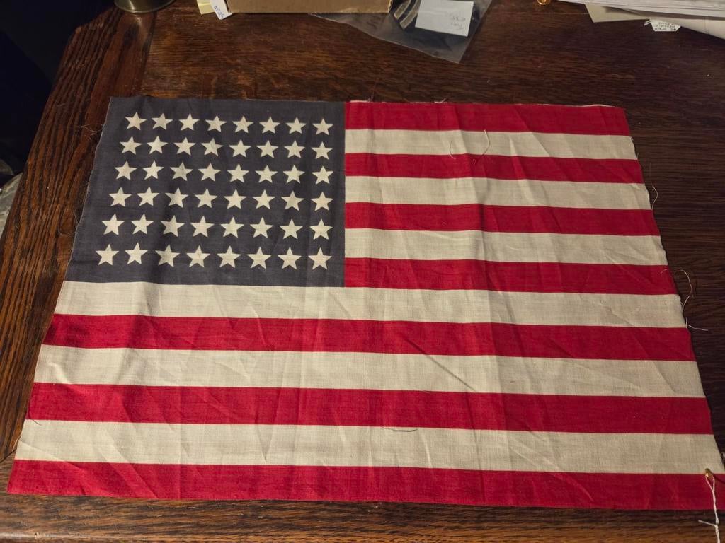 Ww2 us 48 star flag small, Ophalen of Verzenden, Amerika