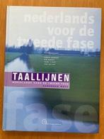 Taallijnen Nederlands vd tweede fase - Handboek HAVO, Verzenden, Zo goed als nieuw, HAVO, Nederlands