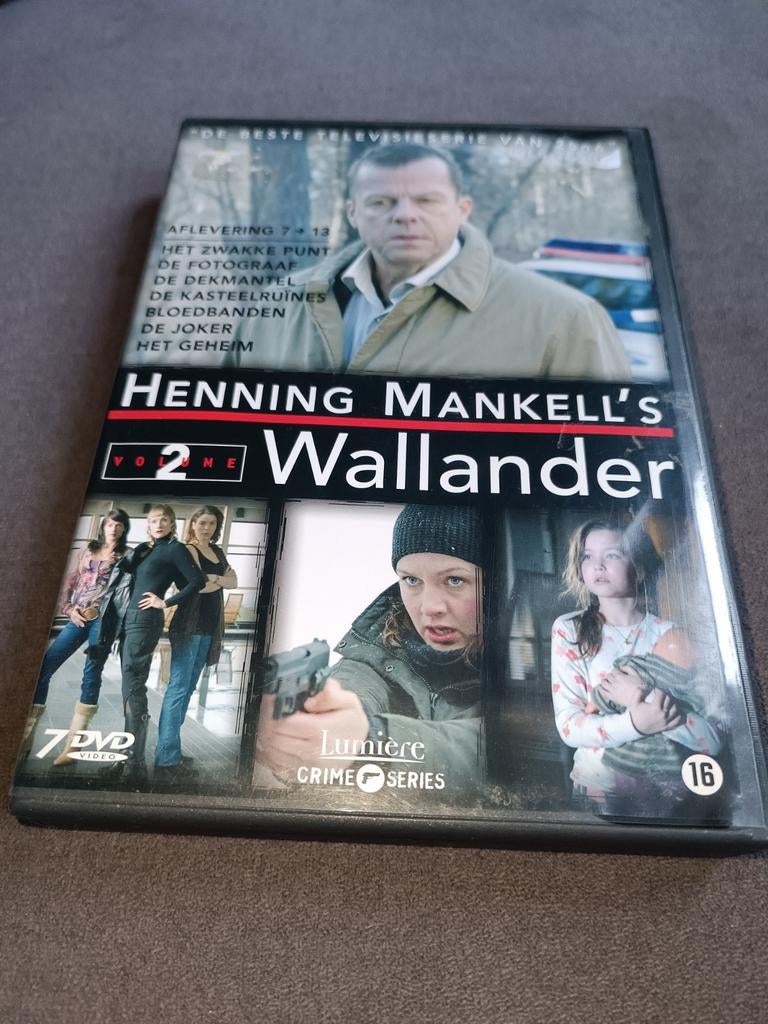 Wallander seizoen 2 - dvd, Cd's en Dvd's, Dvd's | Tv en Series, Vanaf 12 jaar, Ophalen of Verzenden, Zo goed als nieuw, Komedie