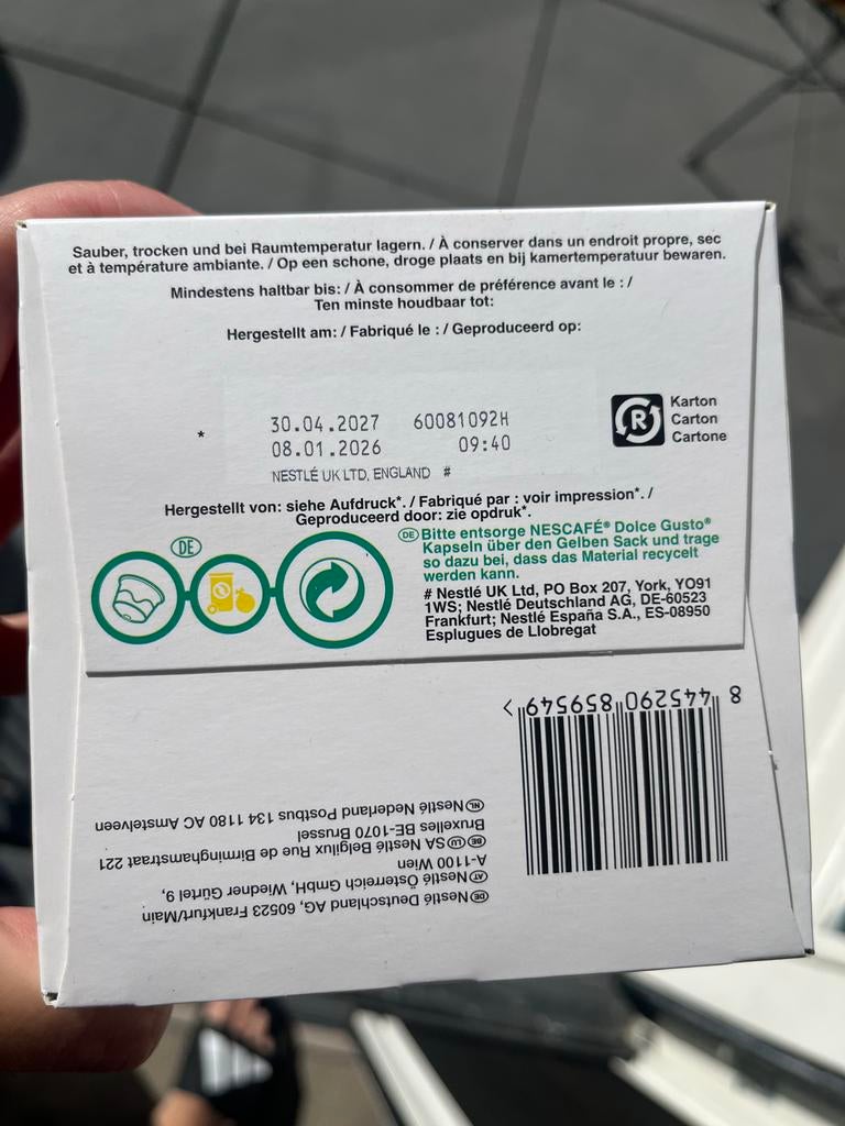 Nescafé Dolce Gusto Krups koffiezetapparaat met capsules, Witgoed en Apparatuur, Koffiezetapparaten, Ophalen, Koffiepads en cups