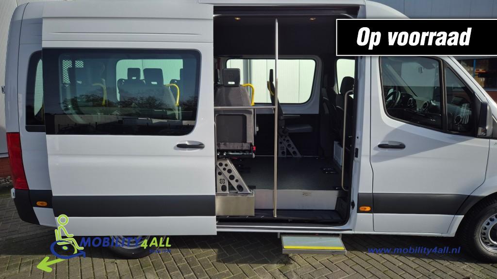Mercedes-benz SPRINTER Rolstoelbus met BFIT5 vloer systeem., Automaat, Huisgarantie, Met garantie (alle), Wit
