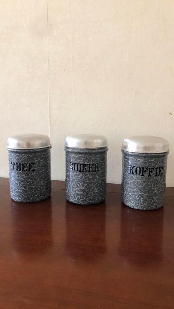 Vintage keuken blikken, Ophalen of Verzenden, Zo goed als nieuw, Koffie