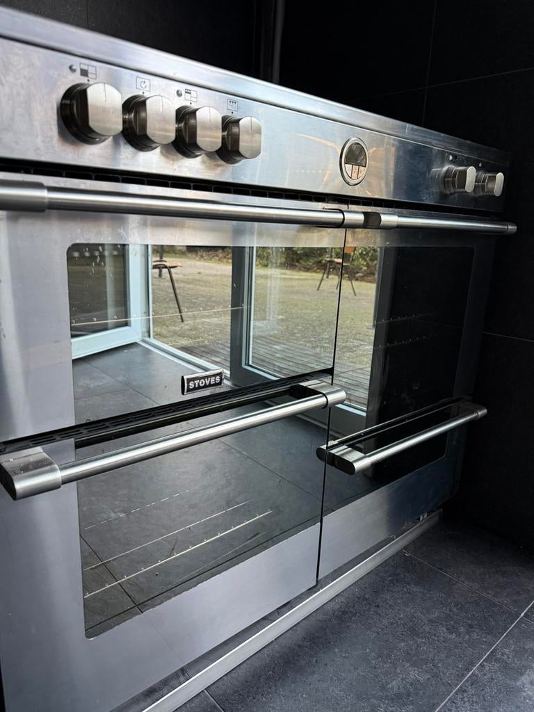 Stoves Sterling S1100 Ei Deluxe fornuis, Witgoed en Apparatuur, Fornuizen, Ophalen, Gebruikt, 60 cm of meer, Inductie