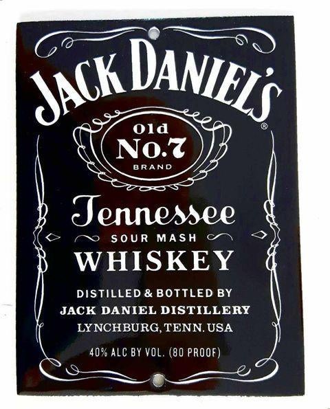Jack Daniels Whiskey emaillen reclame bord, Nieuw, Ophalen of Verzenden, Da, Americansaleshop@gmail.com