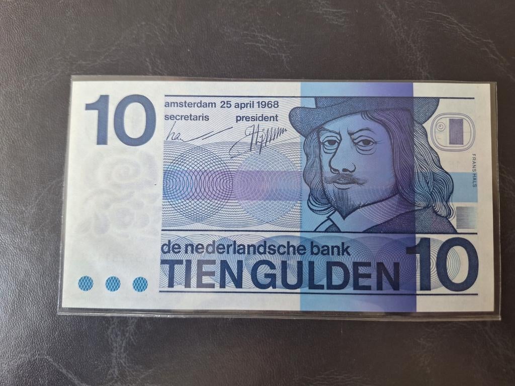 10 gulden 1968 unc, Postzegels en Munten, Bankbiljetten | Nederland, Ophalen of Verzenden, 10 gulden