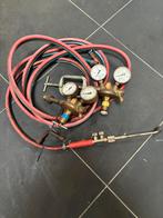 Lasbrander met slang en reduceer ventiel, Doe-het-zelf en Verbouw, Gereedschap | Lasapparaten, Ophalen, Gebruikt, Overige typen