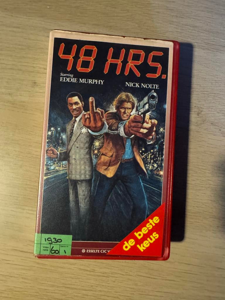 48 HRS. VHS - Actieklassieker met Eddie Murphy & Nick Nolte, Vanaf 12 jaar, Ophalen of Verzenden, Gebruikt, Actie en Avontuur
