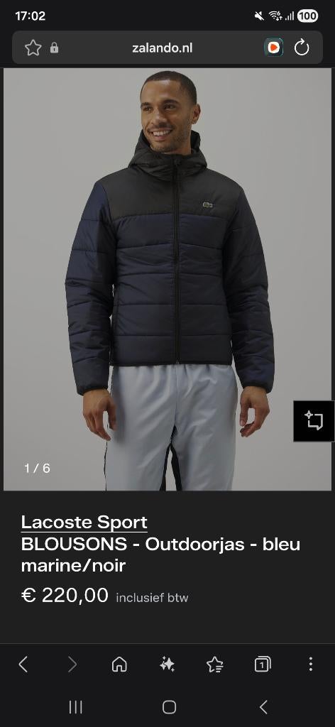 Winterjas, Kleding | Heren, Jassen | Winter, Ophalen, Lacoste, Nieuw, Maat 48/50 (M)