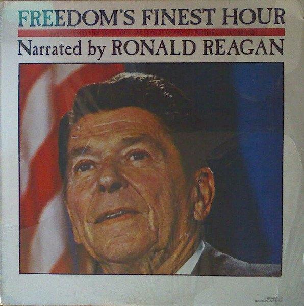 lp, Ronald Reagan – Freedom's Finest Hour, Ophalen of Verzenden, Zo goed als nieuw, 12 inch