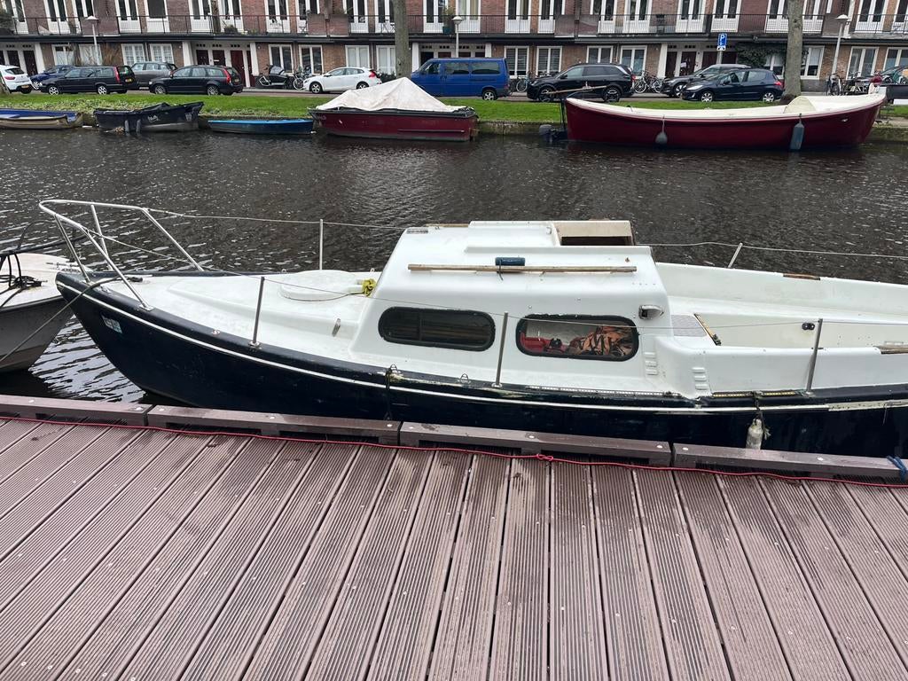 Friendship zeilboot (zonder mast) met 6pk Mercury motor!, Watersport en Boten, Ophalen of Verzenden, Gebruikt, Zeilboot of Motorboot
