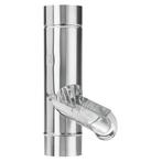 Zinken regenwaterklep 80mm (verkrijgbaar bij Zinkonline), Afvoer, 60 tot 80 mm, Nieuw, Ophalen of Verzenden