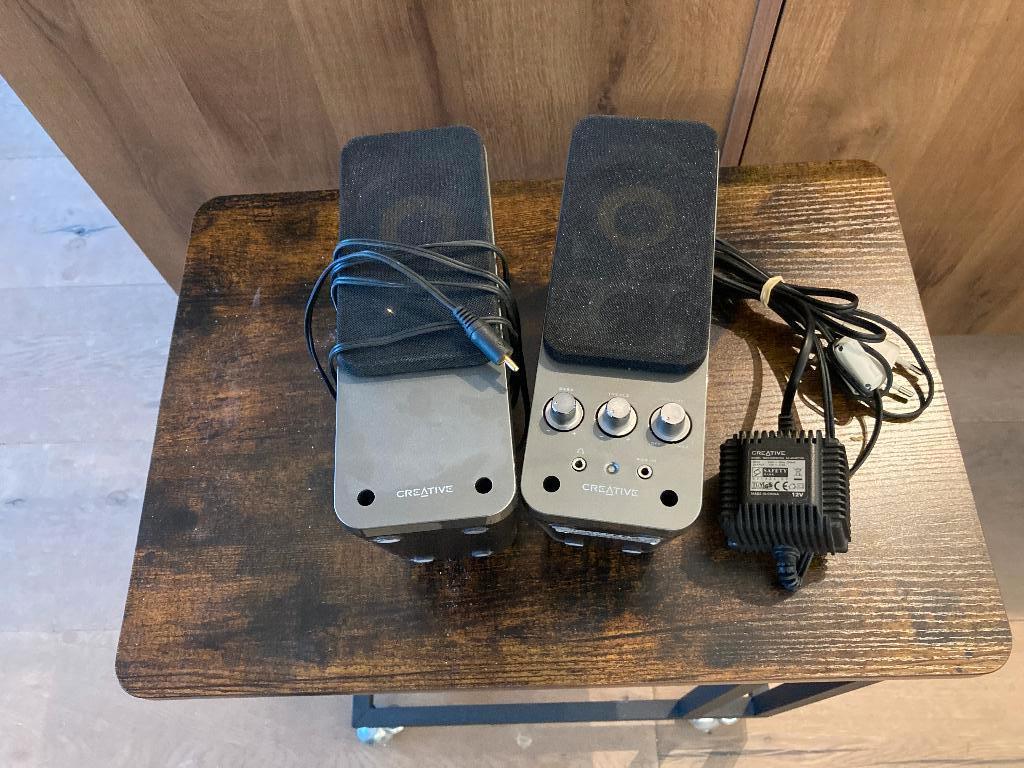 Computer Speakers Creative (original voeding), Computers en Software, Pc speakers, Ophalen of Verzenden, Zo goed als nieuw, Creative