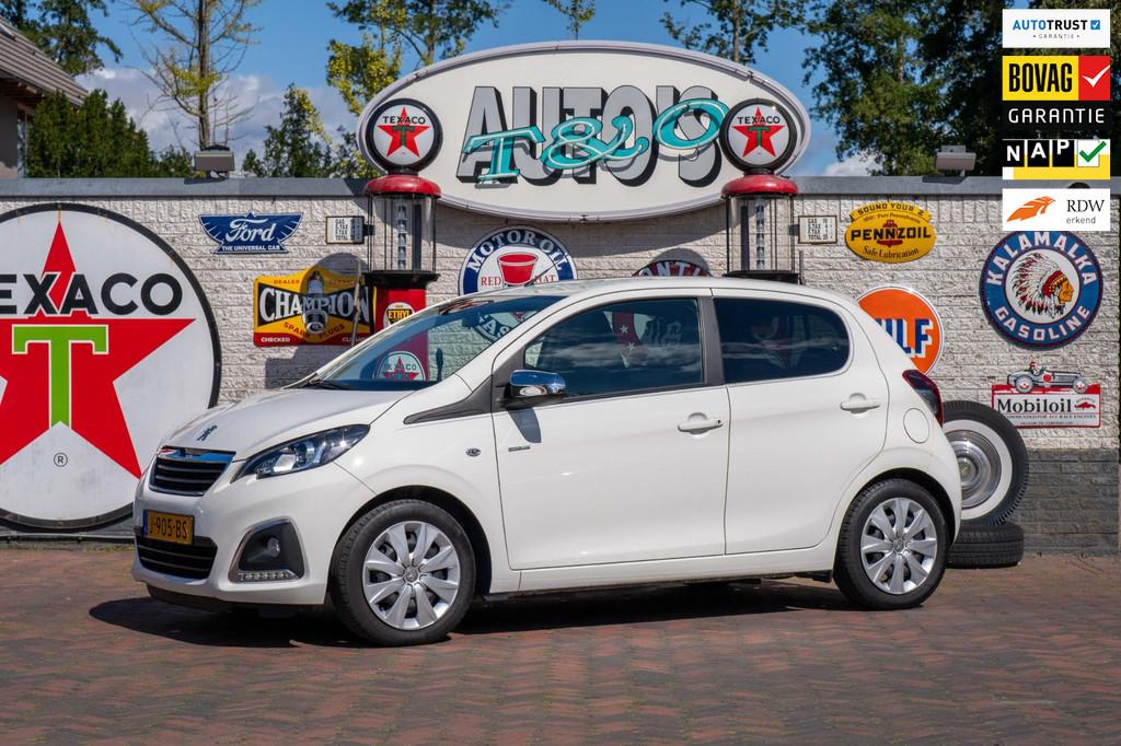 Peugeot 108 1.0 e-VTi Style 2e Eig. 70.000 km +NAP NL-auto, Stof, Euro 6, 4 stoelen, Wit