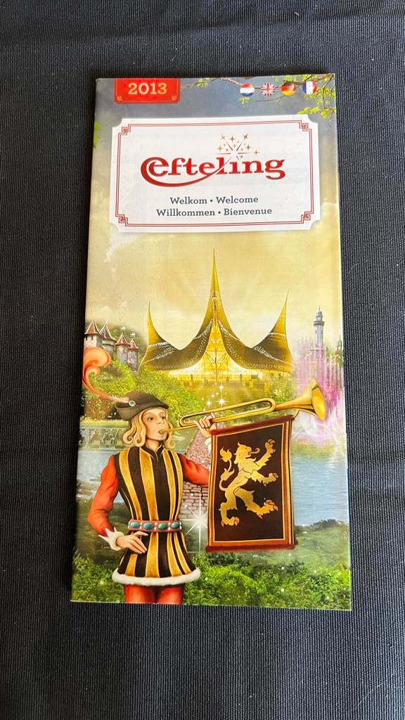 Efteling Parkfolder 2013, Ophalen of Verzenden, Gebruikt, Overige typen