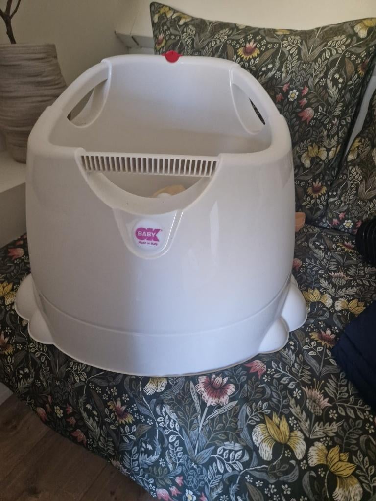 OK baby Opla Douchezitje / badje Ecru, Kinderen en Baby's, Badjes en Verzorging, Ophalen of Verzenden, Zo goed als nieuw, Badje
