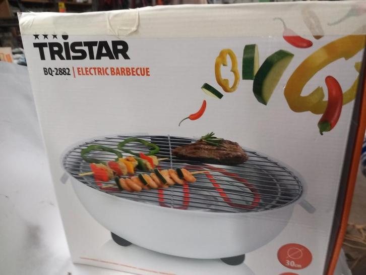 Tristar BQ-2882 Elektrische Tafelbarbecue - Nieuw in doos, Tuin en Terras, Elektrische barbecues, Nieuw, Ophalen of Verzenden
